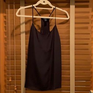 J. Crew Black Strappy Blouse